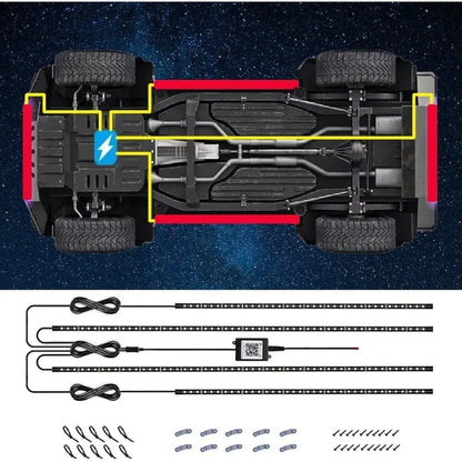 Futuristisches Design LED-Unterbodenbeleuchtung fürs Auto
