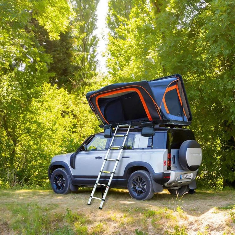 2-Personen-Dachzelt fürs Auto mit Hartschalenverschluss