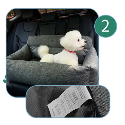 Bequemer und sicherer Autositz für Hunde