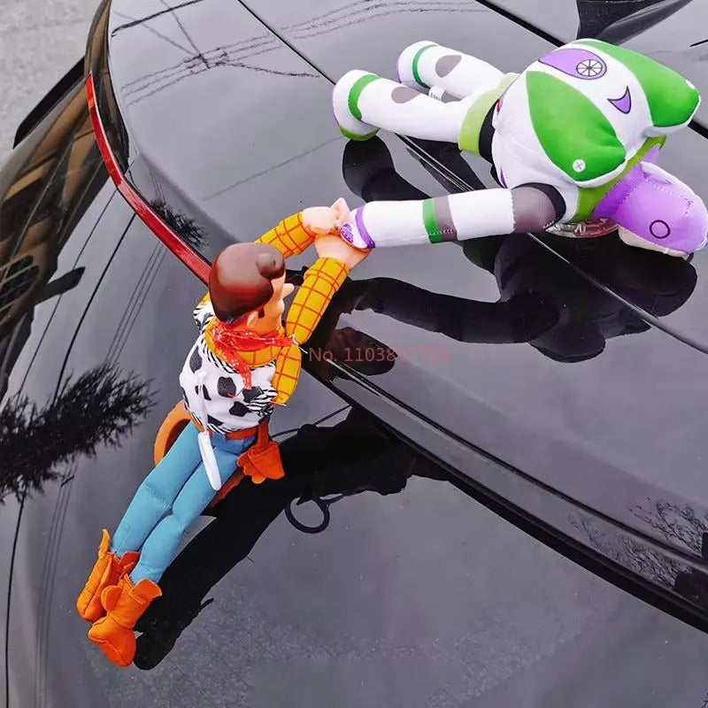 Disney Plüschspielzeug Woody und Buzz zum Aufhängen im Auto