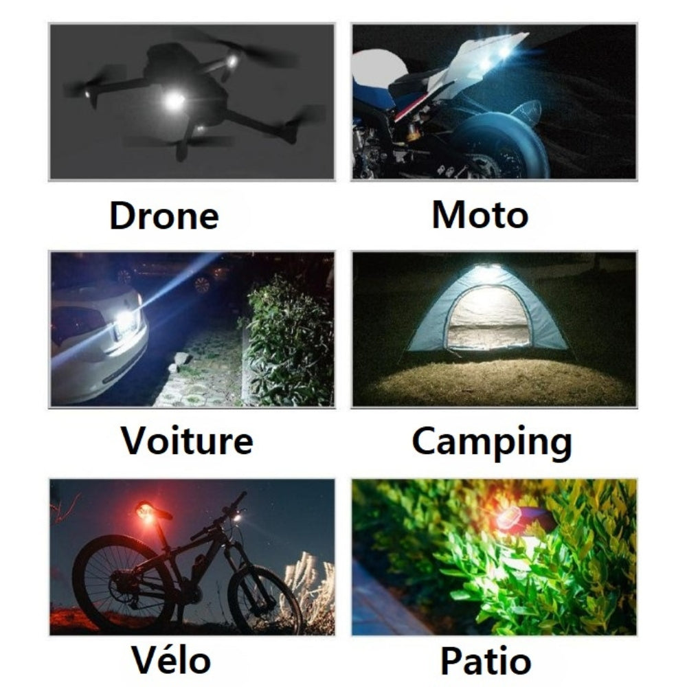 LED-Stroboskoplampe fürs Fahrzeug