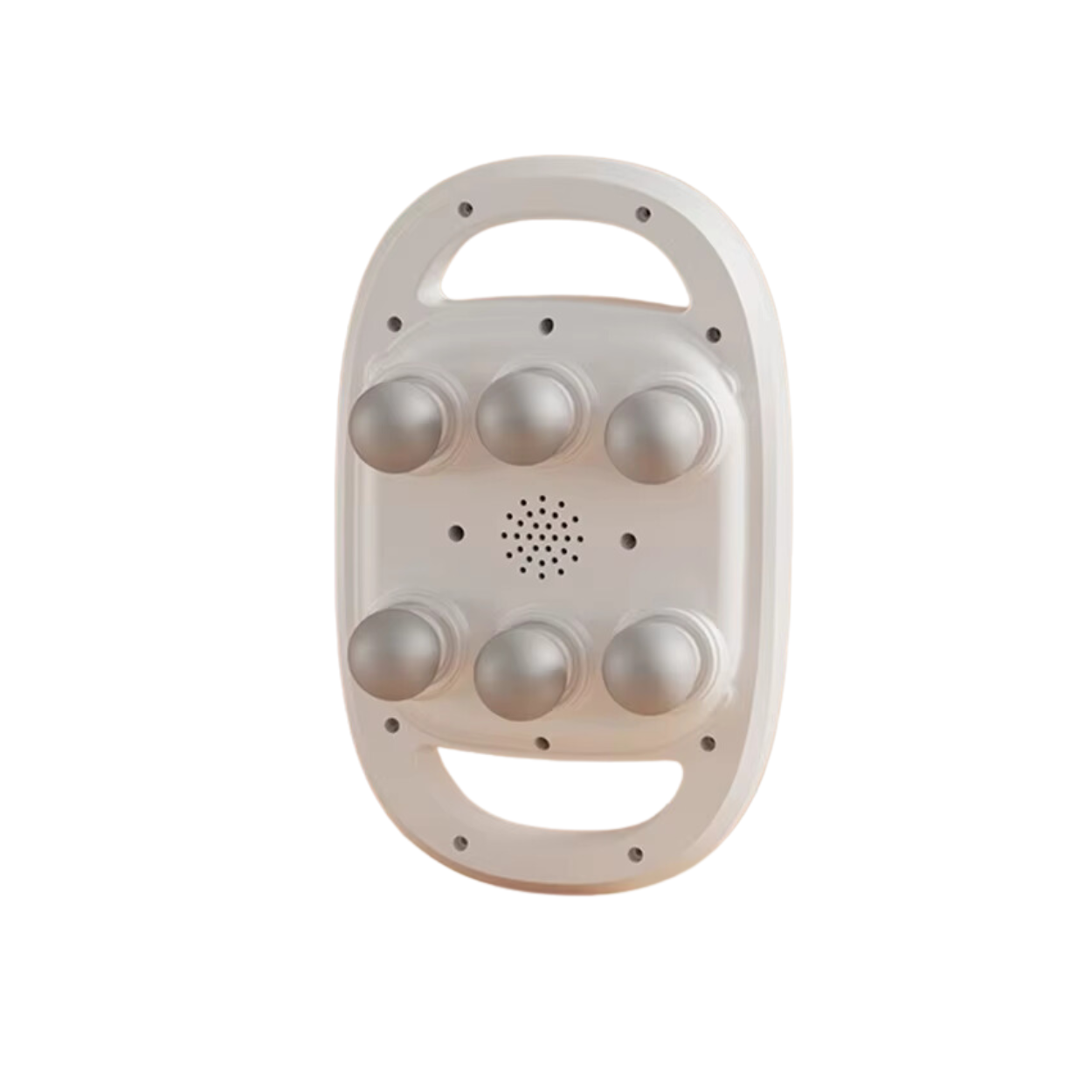 Elektrischer Massager mit 6 austauschbaren Aufsätzen