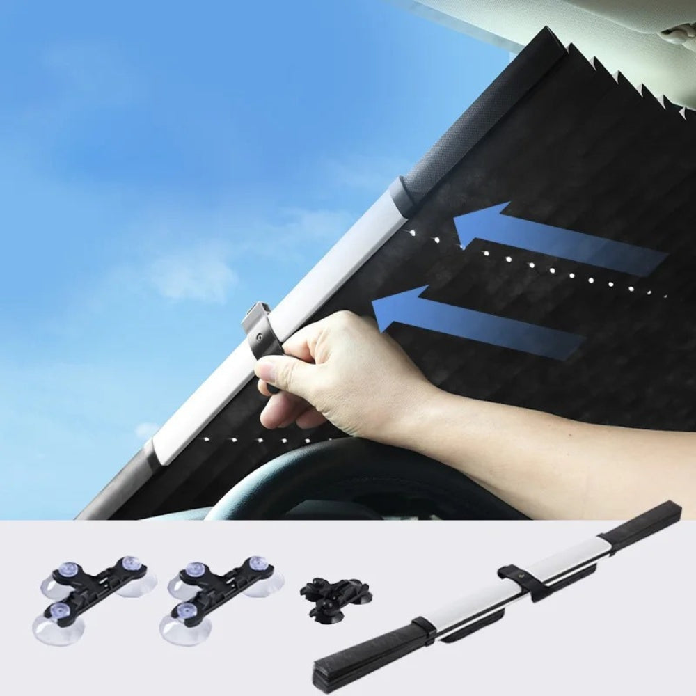 Universeller Autosonnenschutzrollo