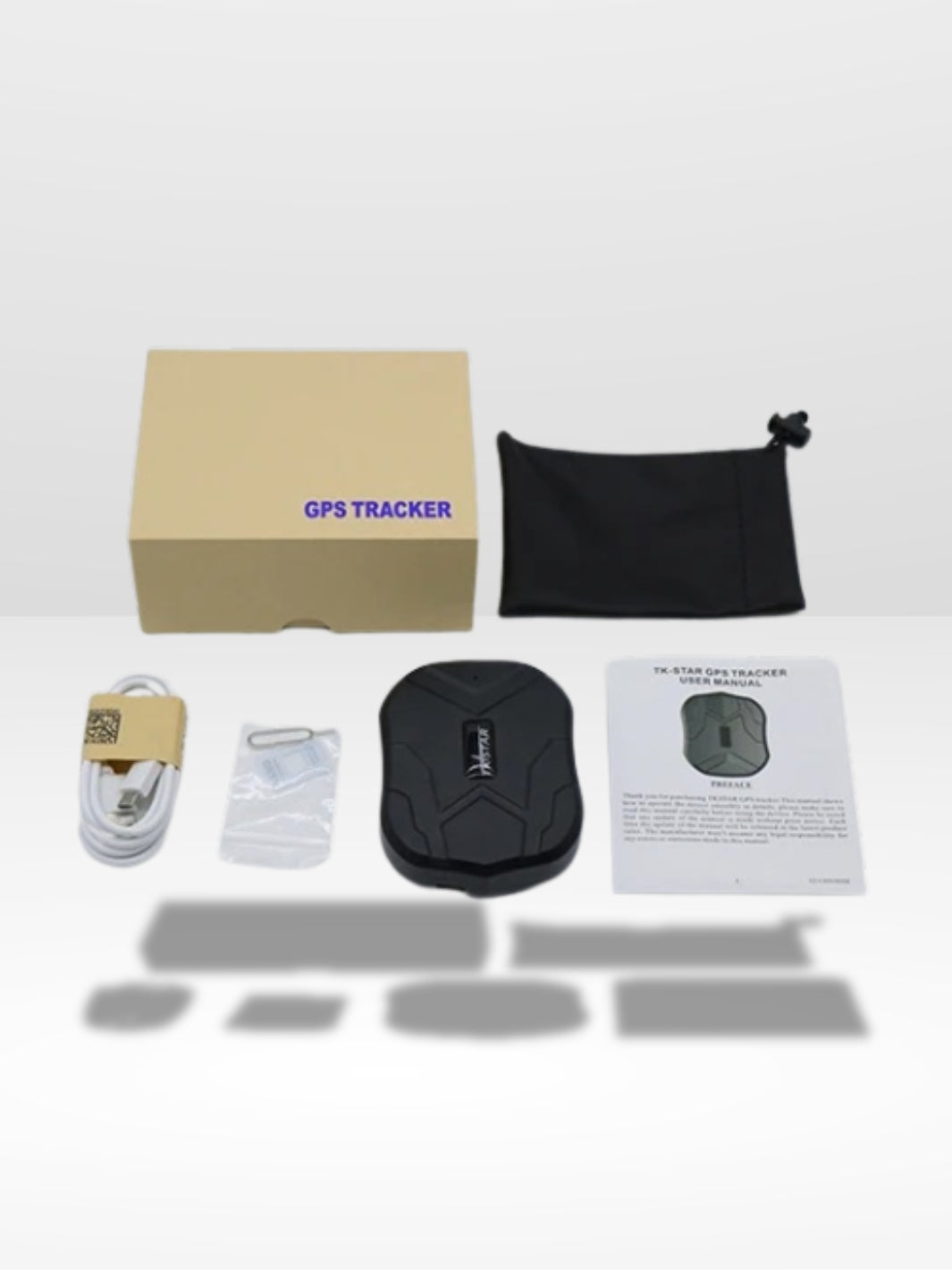 Diskreter und wasserdichter 4G-GPS-Tracker fürs Auto