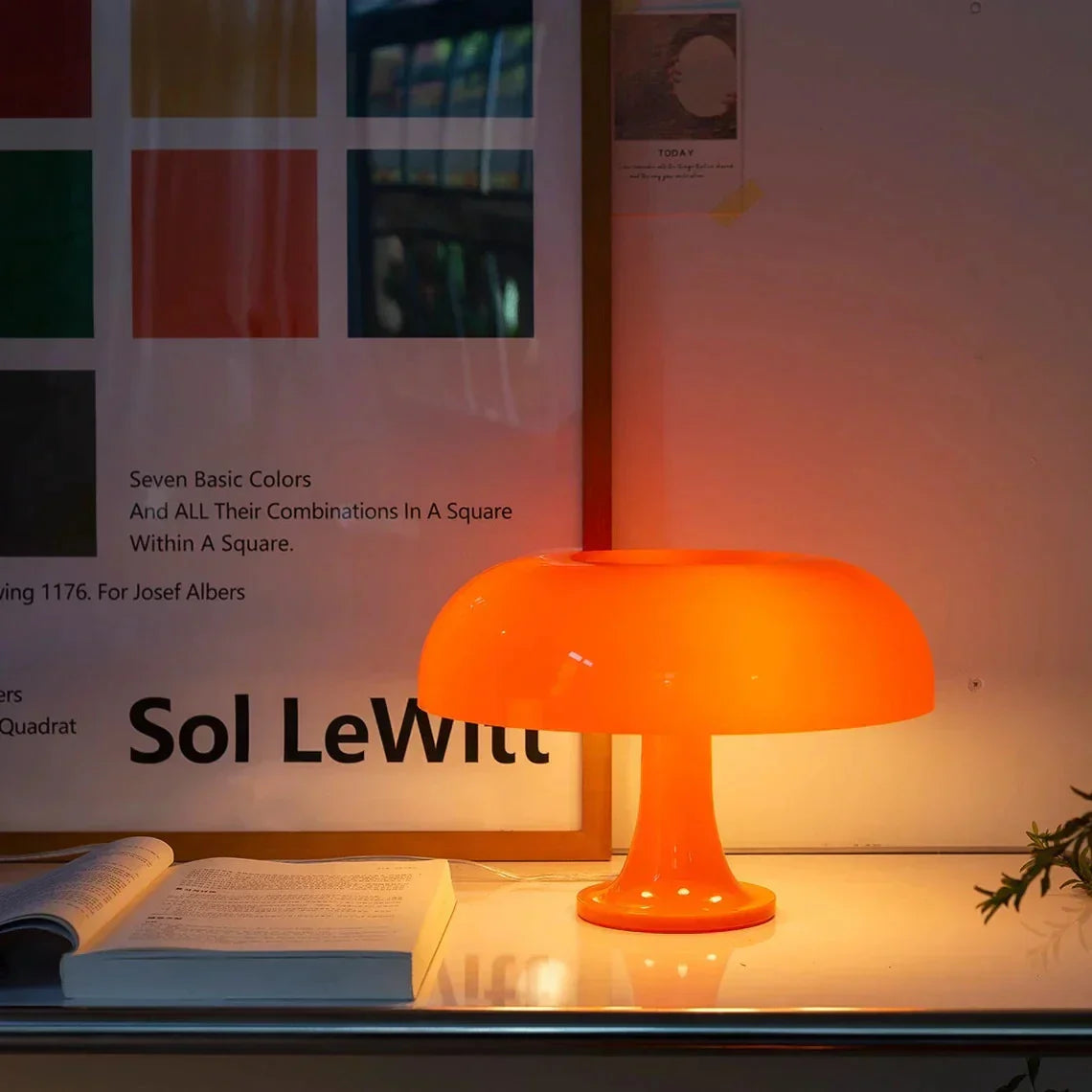 Pilzlampe skandinavisches Design