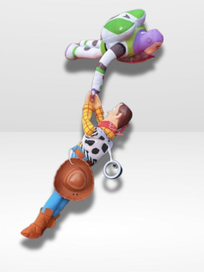 Disney Plüschspielzeug Woody und Buzz zum Aufhängen im Auto